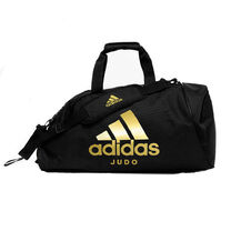 Спортивна сумка Adidas з логотипом Judo (ADIACC052J, чорно-золотий)