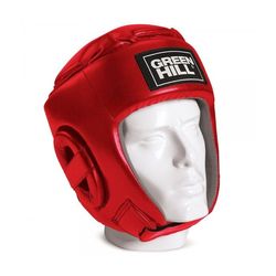 Шлем боксерский Green Hill Glory кожзам (HGG-9046, красный)