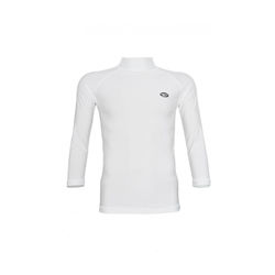Компрессионная футболка рашгард Green Hill с длинным рукавом (RGS-3558F, белый)