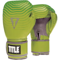 Женские боксерские перчатки TITLE Boxing Aerovent Adrenaline зеленый