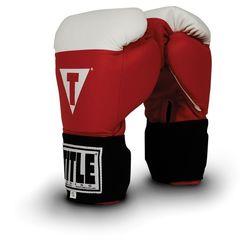 Боксерские перчатки TITLE Boxing White Knuckle ACGE красные