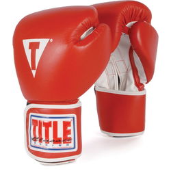 Перчатки для бокса TITLE Classic Pro Style Training красные
