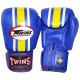 Боксерські рукавиці Twins (FBGV-3, шкіра сині)