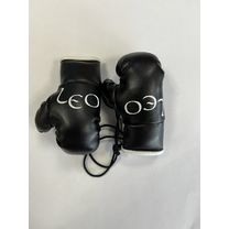 Сувенирные боксерские перчатки LEO Essimo (LMB, черный)