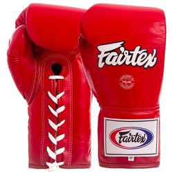 Профессиональные боксерские перчатки Fairtex (BGL6-rd, Красный)