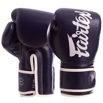 Перчатки боксерские PU на липучке FAIRTEX (BGV14, Синий)