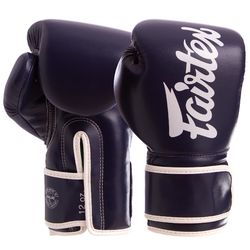 Рукавички боксерські PU на липучці FAIRTEX (BGV14, Синій)