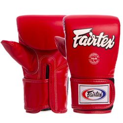 Снарядні рукавички шкіряні FAIRTEX (TGT7, Червоний)