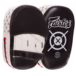 Лапа Вигнута (1шт) шкіряна FAIRTEX р-р 27х19х8см (FMV11, чорно-білий)