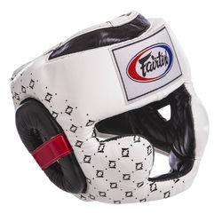 Тренувальний боксерський шолом Fairtex (HG10, білий)