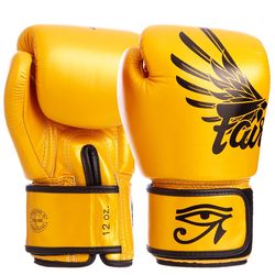 Боксерские перчатки Fairtex (BGV1-f, Желтый)