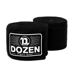 Боксерські бинти еластичні Dozen Monochrome Ultra-elastic Hand Wraps (216252213, Чорний)