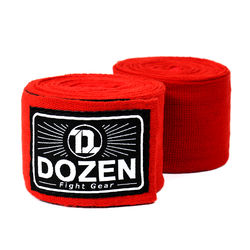 Боксерские бинты эластичные Dozen Monochrome Ultra-elastic Hand Wraps  (216247650, Красный)