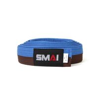 Пояс для кімоно Smai (SMB001-BRBL, синьо-коричневий)