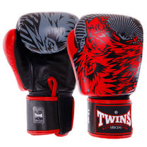 Перчатки для бокса TWINS Wolf (FBGVL3-50, Красный)