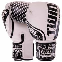 Перчатки боксерские PU на липучке TWINS (FBGVS12-TW7, Черный-белый)