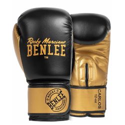 Перчатки боксерские Benlee CARLOS (199155, черно-золотые)