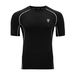 Рашгард с коротким рукавом RDX Lycra Black (40283, черный)