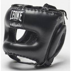 Боксерский шлем с бампером Leone Greatest Black (500157, черный)