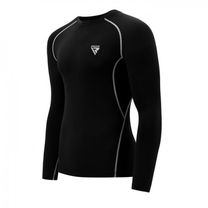 Рашгард с длинным рукавом RDX Lycra Black (40281, черный)