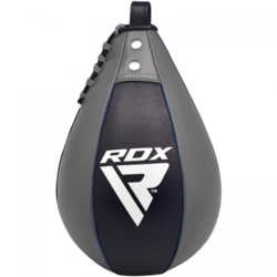 Пневмогруши боксерская RDX Leather Pro Blue без крепления