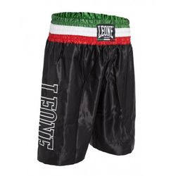 Шорты боксерские Leone Italy (500101, черно-зеленые)