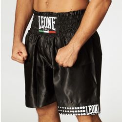 Шорты боксерские Leone Boxing Black (500159, черный)