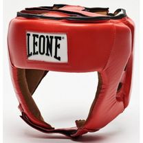 Боксерський шолом для змагань Leone Contest (500156, червоний)