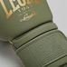 Боксерські рукавички Leone Mono Military (500119, Зелений)