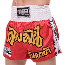 Шорты для тайского бокса и кикбоксинга TOP KING (TKTBS-043, Красный)