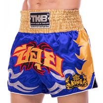 Шорты для тайского бокса и кикбоксинга TOP KING (TKTBS-049, Синий)