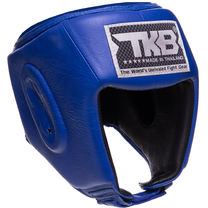 Шлем боксерский открытый кожаный TOP KING Super (TKHGSC, Синий)