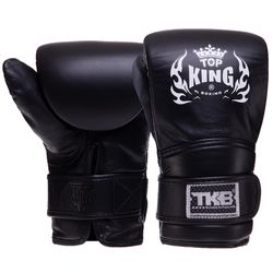 Снарядные перчатки кожаные TOP KING Ultimate (TKBMU-CT, Черный)