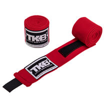 Бинты боксерские хлопок с эластаном TOP KING Hand Wraps (TKHWR-01, Красный)
