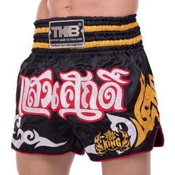Шорты для тайского бокса и кикбоксинга TOP KING (TKTBS-056, Черный)