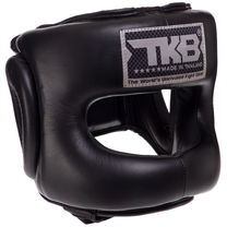 Шлем боксерский с бампером кожаный TOP KING Pro Training (TKHGPT-CC, Черный)