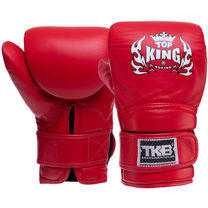 Снарядные перчатки кожаные TOP KING Ultimate (TKBMU-CT, Красный)
