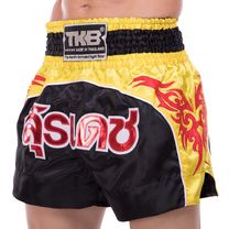 Шорты для тайского бокса и кикбоксинга TOP KING (TKTBS-146, Черный)