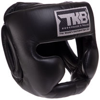 Шлем боксерский в мексиканском стиле кожаный TOP KING Full Coverage (TKHGFC-EV, Черный)