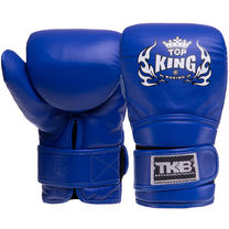 Снарядные перчатки кожаные TOP KING Ultimate (TKBMU-CT, Синий)
