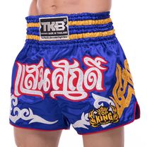 Шорты для тайского бокса и кикбоксинга TOP KING (TKTBS-056, Синий)