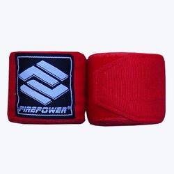 Бинти боксерські еластичні FirePower 4м (FPHW5-RD, Червоні)