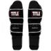Захист гомілки (Щитки) TITLE Platinum Prevail Gel Shin and Instep Guards 2.0 (PPGSIG2-BK-SV, Чорний)