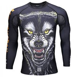 Рашгард с длинным рукавом Meerkatsu Cerberus (Meerkatsu-CerberusRG, черный)