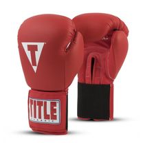 Боксерские перчатки TITLE Classic Originals Leather Training Gloves Elastic 2.0 (Title-CTSGV2-R, Красный)