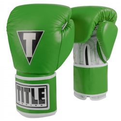 Боксерські рукавички TITLE Boxing Limited PRO STYLE Leather Training (Title-TVVTG-GN, Салатовий)