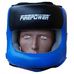 Боксерский шлем с бампером FirePower (FPHG6, Черный/Синий)