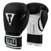Боксерські рукавички TITLE Boxing Limited PRO STYLE Leather Training 3.0 (Title-TVVTG3-BK-WH, Чорний)