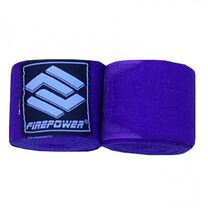 Бинты боксерские эластичные FirePower 4.5м (FPHW5-PR, Фиолетовые)