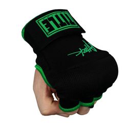 Бинт-перчатки TITLE Boxing Attack Nitro Speed Wraps (Title-ASPWR2-BK-GN, Черный)